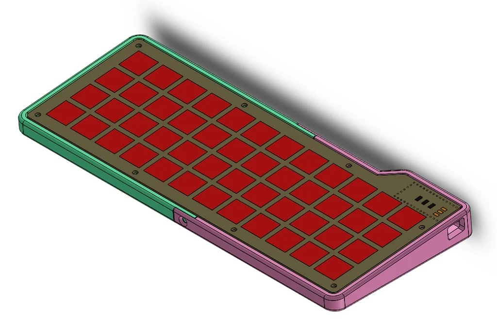 PCB and Case 3D Model